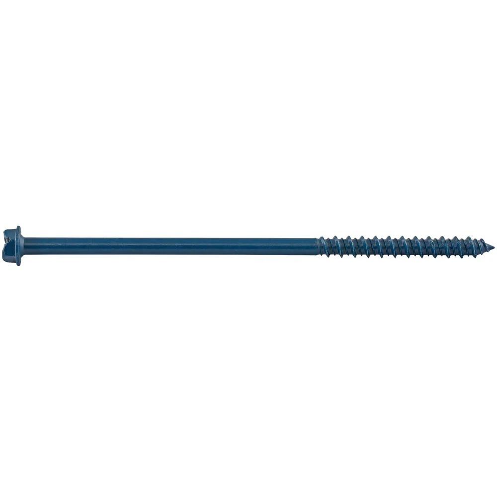 DeWalt DFM12734 UltraCon+ 1/4 X 5-Blue Hex Washer, Gimlet, Box of 100 - Moutools