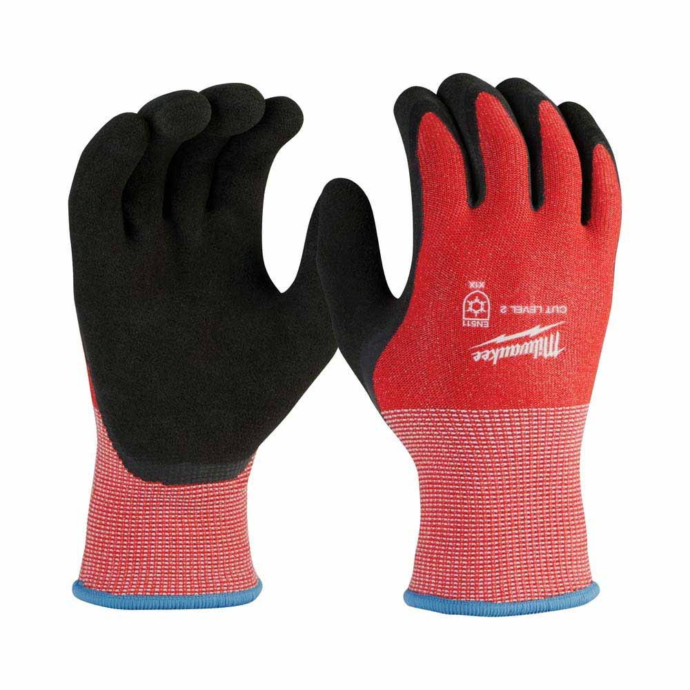 Milwaukee 48-73-7921 Cut Level 2 Winter Dipped Gloves - M - Moutools