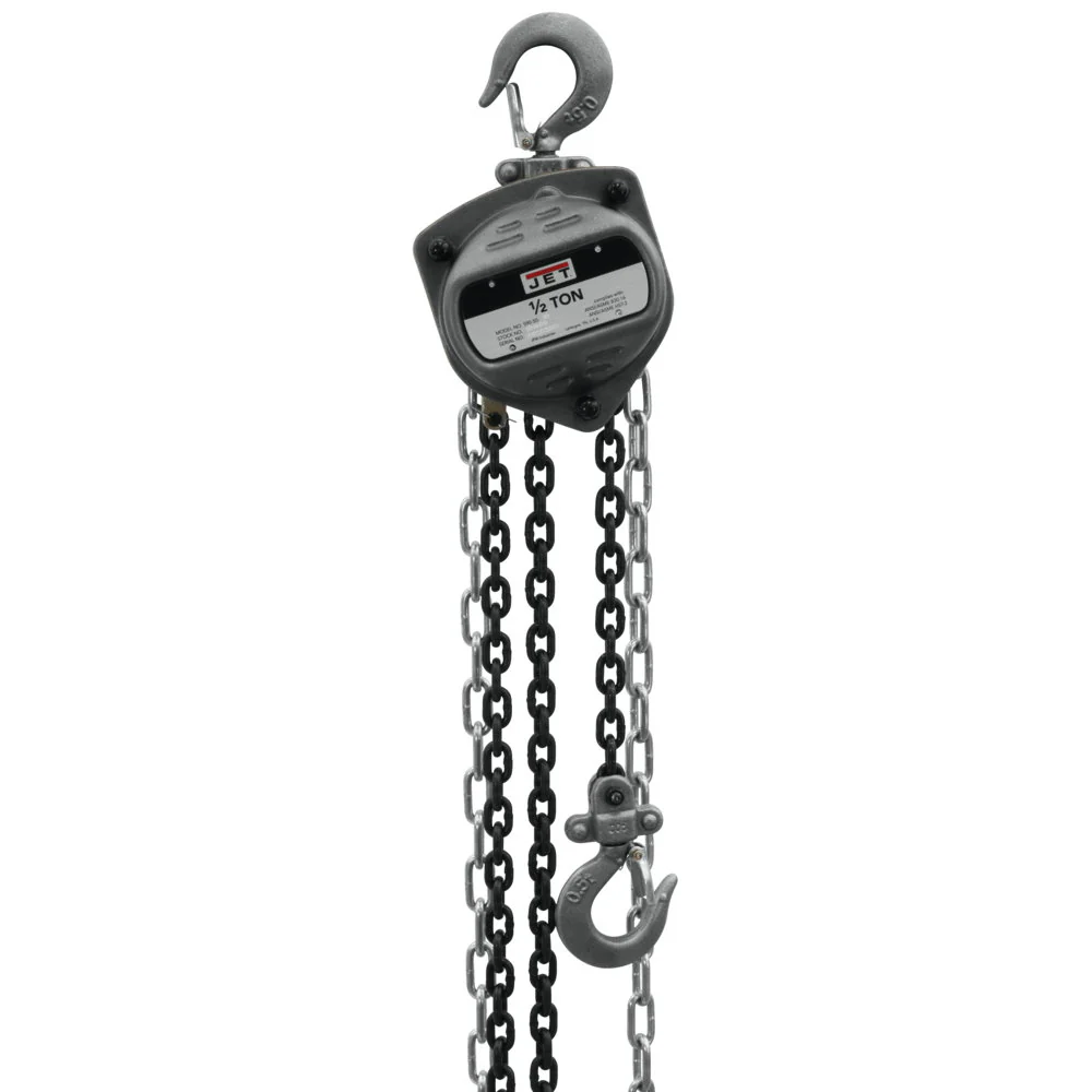 Jet JT9-101900 S90-050-10, 1/2-Ton Hand Chain Hoist With 10' Lift - Moutools