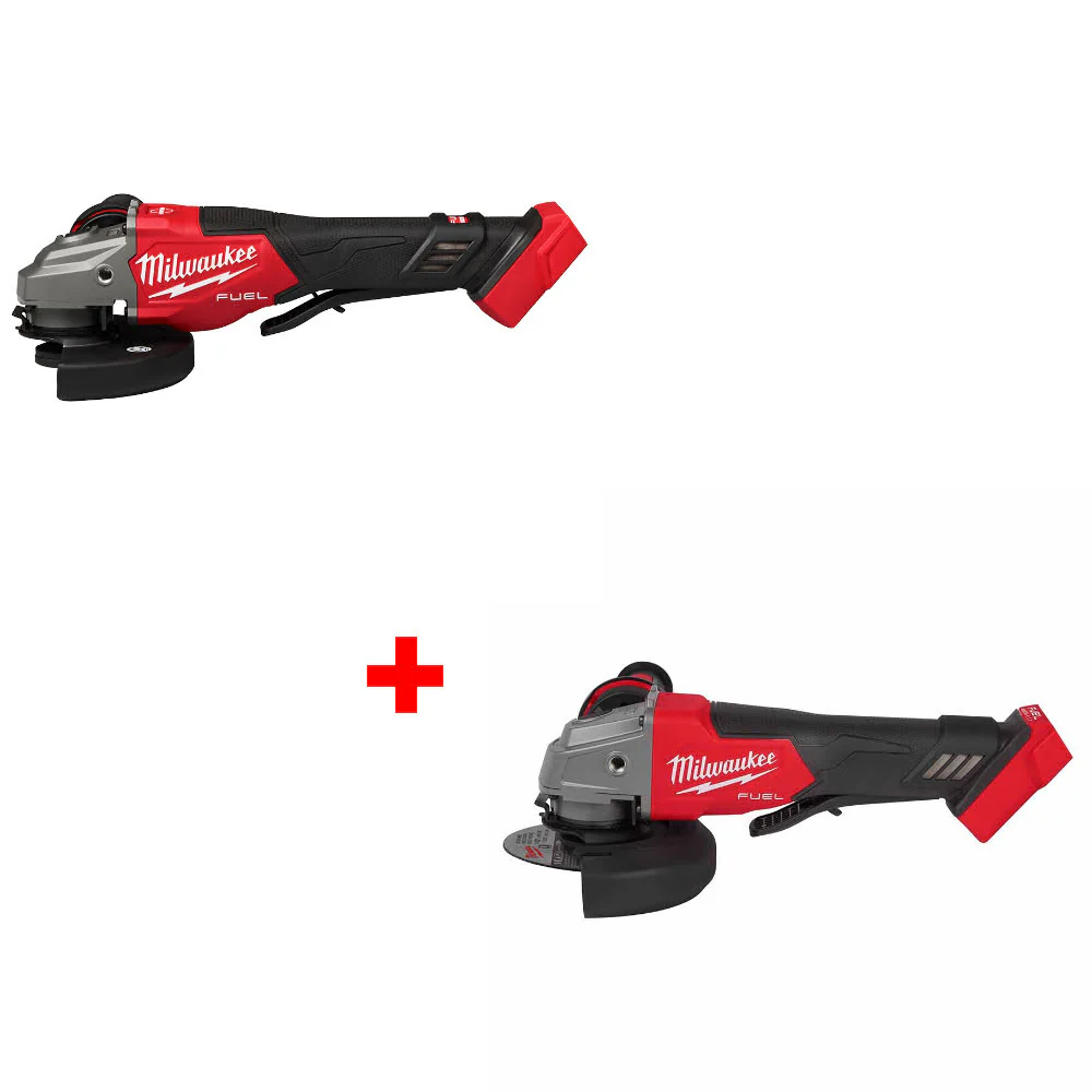 Milwaukee 3670-22 M18 FUEL Braking Grinder Kit W/ FREE 2880-20 M18 FUEL Grinder - Moutools