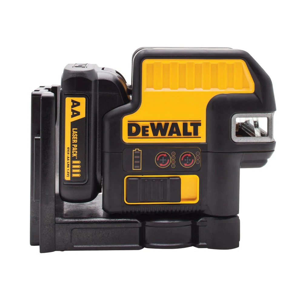 DeWalt DW0825LR 12 V 5 Spot + Cross Line Red Laser - Moutools