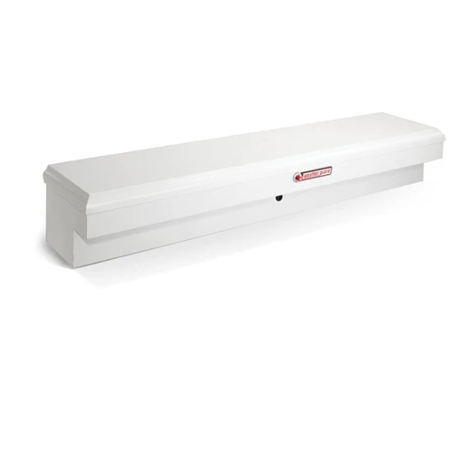 Weather Guard 165-3 White Steel Full Long Lo-Side Truck Box 6.4 cu ft - Moutools
