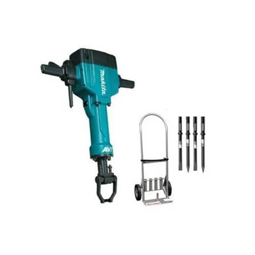 Makita HM1810X3 70 lb. Demoltion Breaker Hammer Kit w/ Free Cart & Tips - Moutools