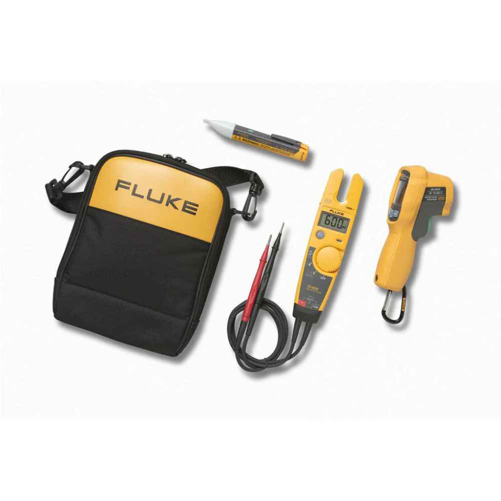 Fluke T5-600/62MAX+/1AC IR Thermometer, Electrical Tester and Voltage Detector Kit - Moutools
