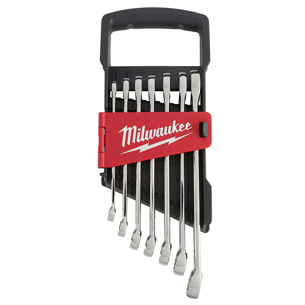 Milwaukee 48-22-9507 7 Piece Combination Wrench Set - Metric - Moutools