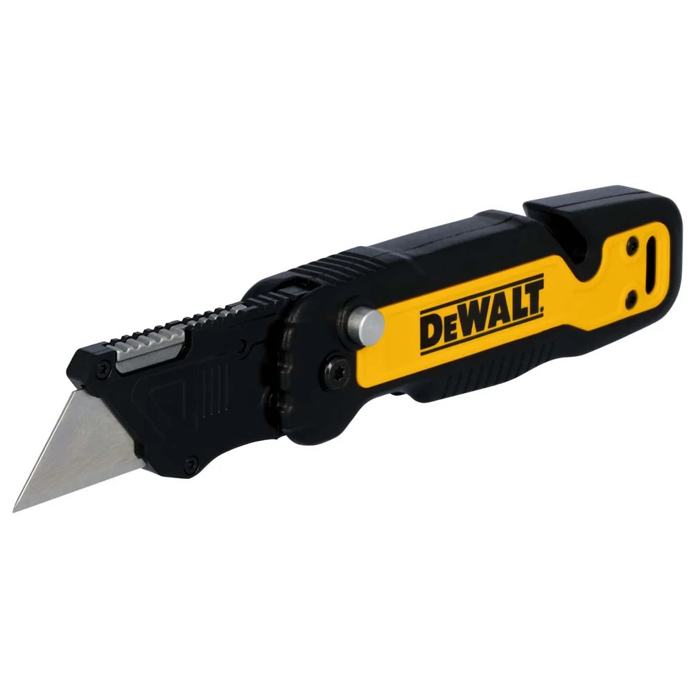 DeWalt DWHT10992 Push and Flip Folding Utility Knife with Storage - Moutools