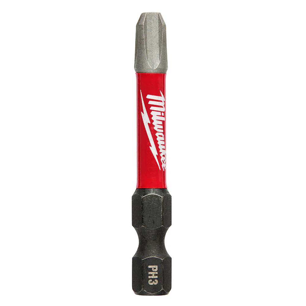 Milwaukee 48-32-4263 SHOCKWAVE™ 2 in. Impact Phillips #3 Power Bits (250 Pack) - Moutools