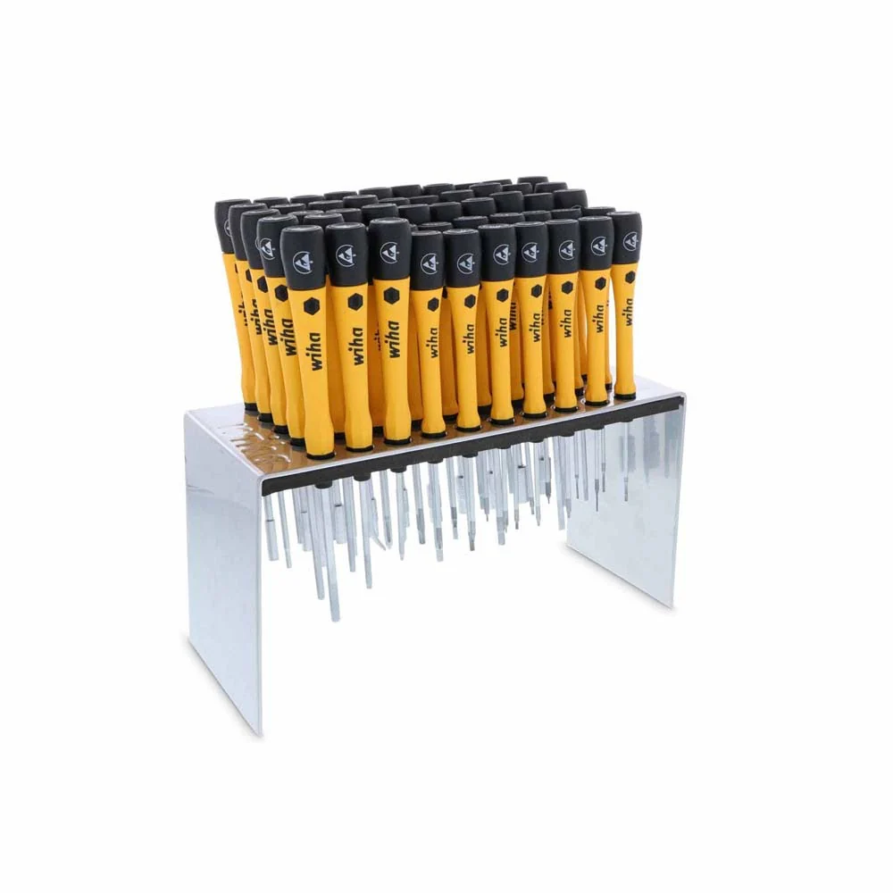 Wiha 92093 50 Piece Master Technician's ESD Safe PicoFinish Screwdriver Bench - Moutools