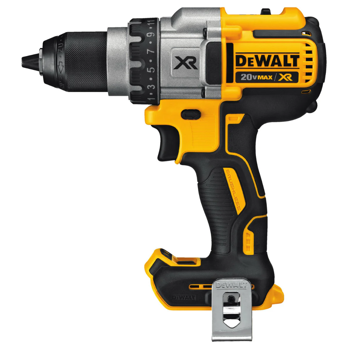 DeWalt DCD991B 20V MAX XR Lithium Ion Brushless 3-Speed Drill / Driver, Bare Tool - Moutools