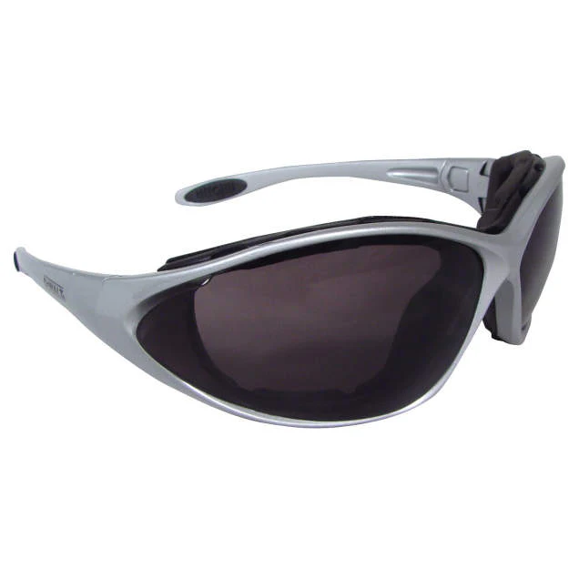 Dewalt DPG95-2D Framework Safety Glasses, Silver Frame, Smoke Lens - Moutools