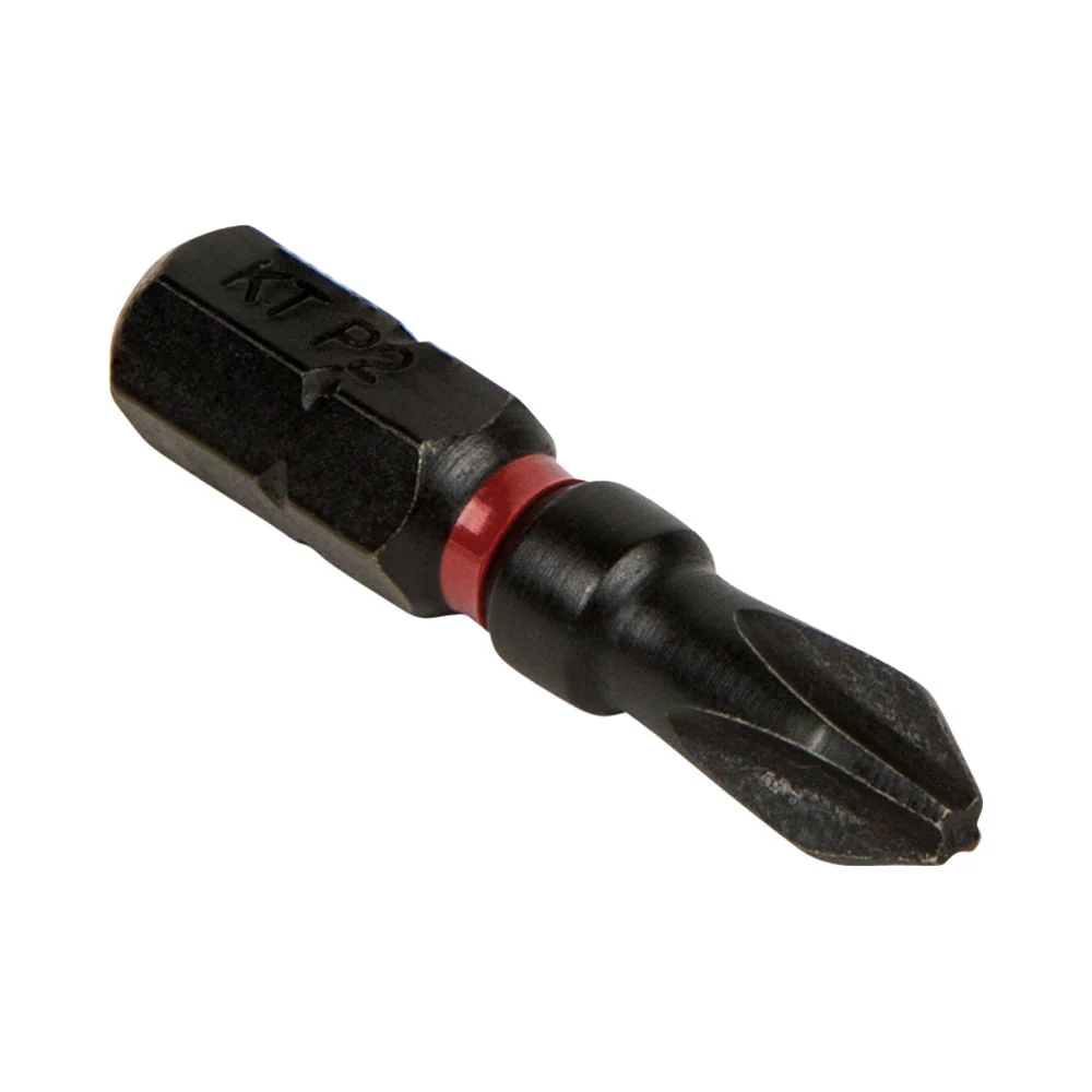 Klein Tools 32798 Pro Impact Power Bits, 5-pack #2 Phillips - Moutools