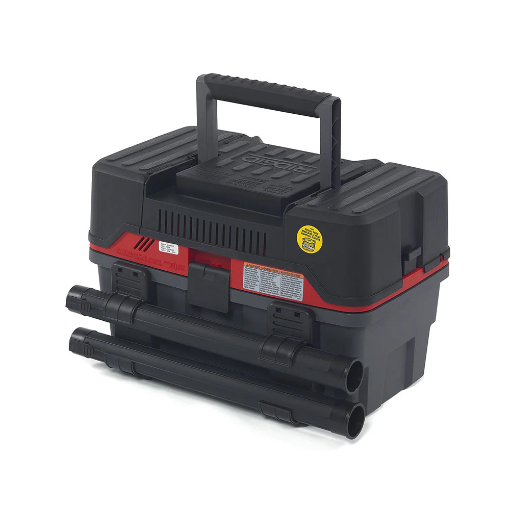 RIDGID 50318 4500RV 4.5 Gal Red ProPack Wet/Dry Vac - Moutools