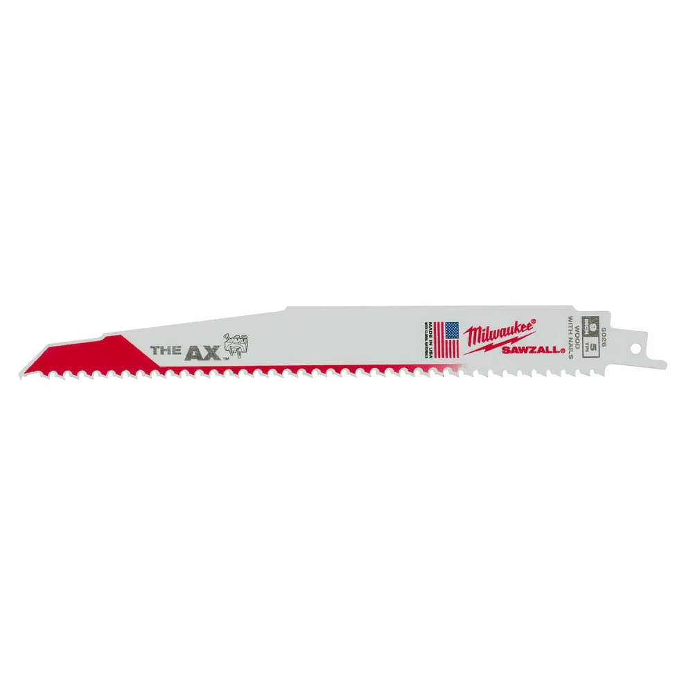 Milwaukee 48-01-2006 9 in. 5 TPI The Ax™ SAWZALL® Blade - Moutools