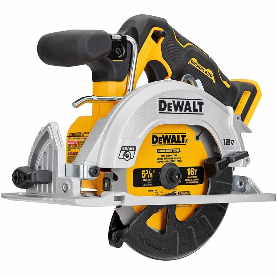 DeWalt DCS512B XTREMETM 12V MAX* 5-3/8 in. Brushless Cordless Circular Saw (Tool Only) - Moutools