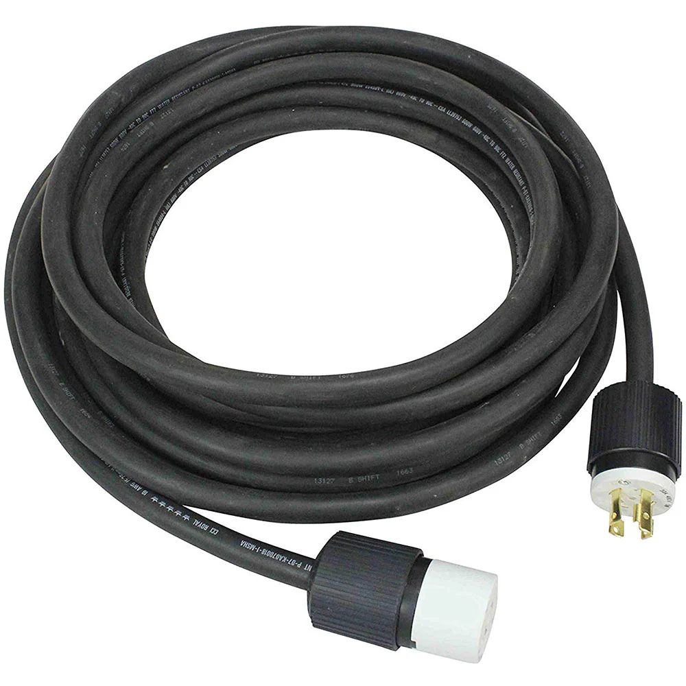 Southwire 1005 50' 10/3 SOW Rubber TL 30A 125V Extension Cord - Moutools
