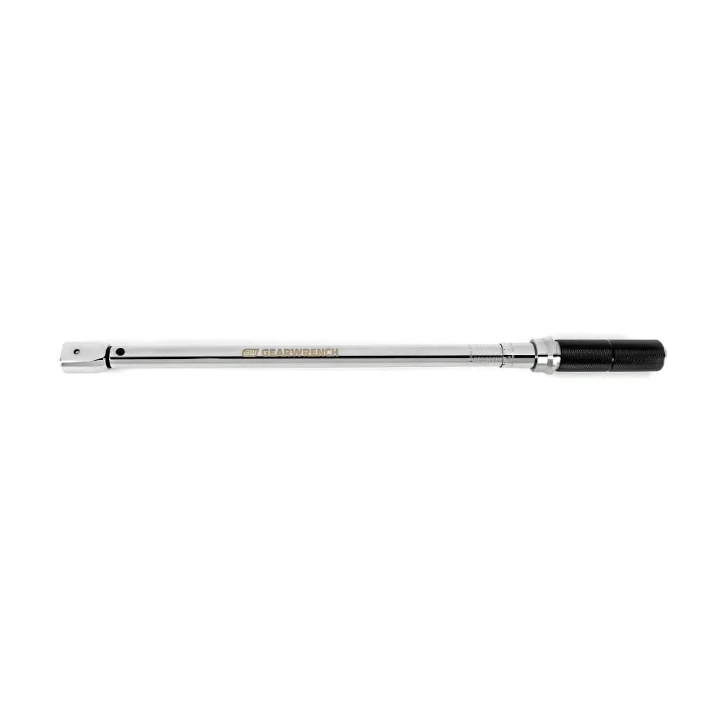 GearWrench 89464 14mm x 18mm Preset Interchangeable Head Torque Wrench 40-200Nm - Moutools