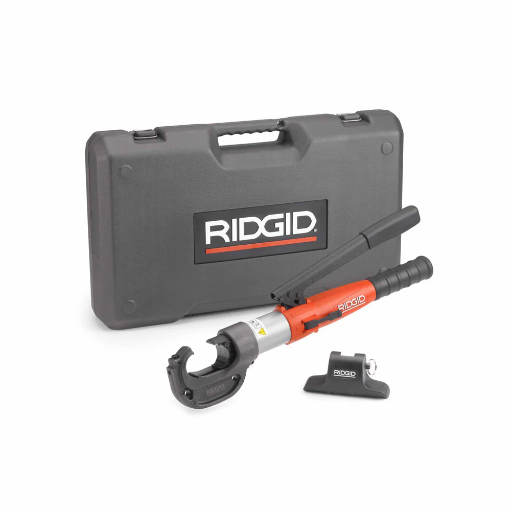 RIDGID 48373 RE 12-M Manual Hydraulic Crimp Tool Kit - Moutools