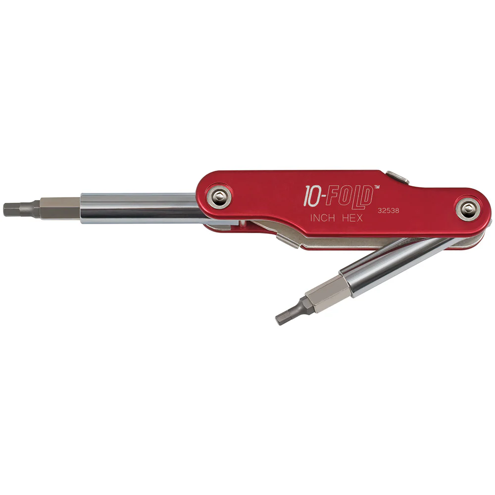 Klein Tools 32538 10-Fold Screwdriver / Nut Driver, Fractional Hex - Moutools