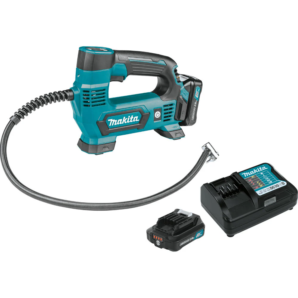 Makita MP100DWRX1 12V Max CXT Lithium-Ion Cordless Inflator Kit (2.0Ah) - Moutools