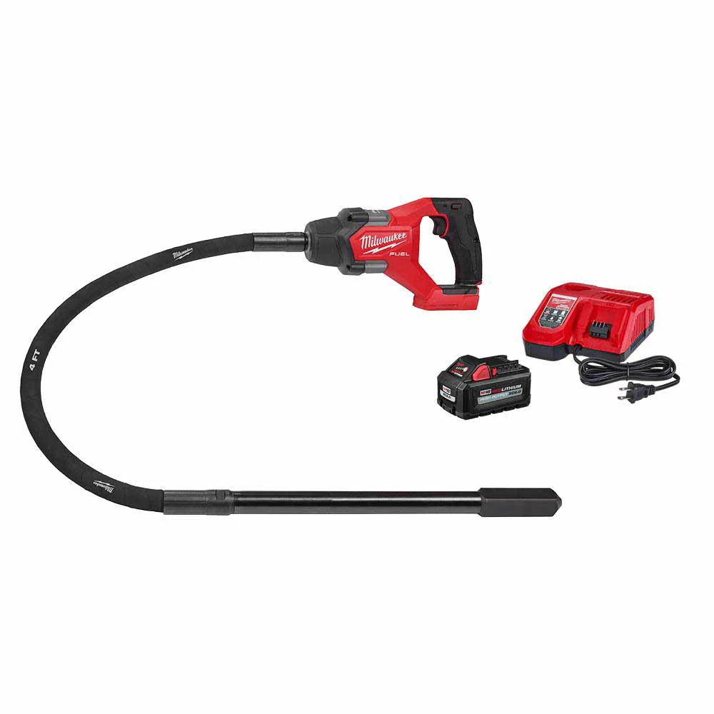 Milwaukee 2910-21 M18 FUEL™ 4' Concrete Pencil Vibrator Kit - Moutools