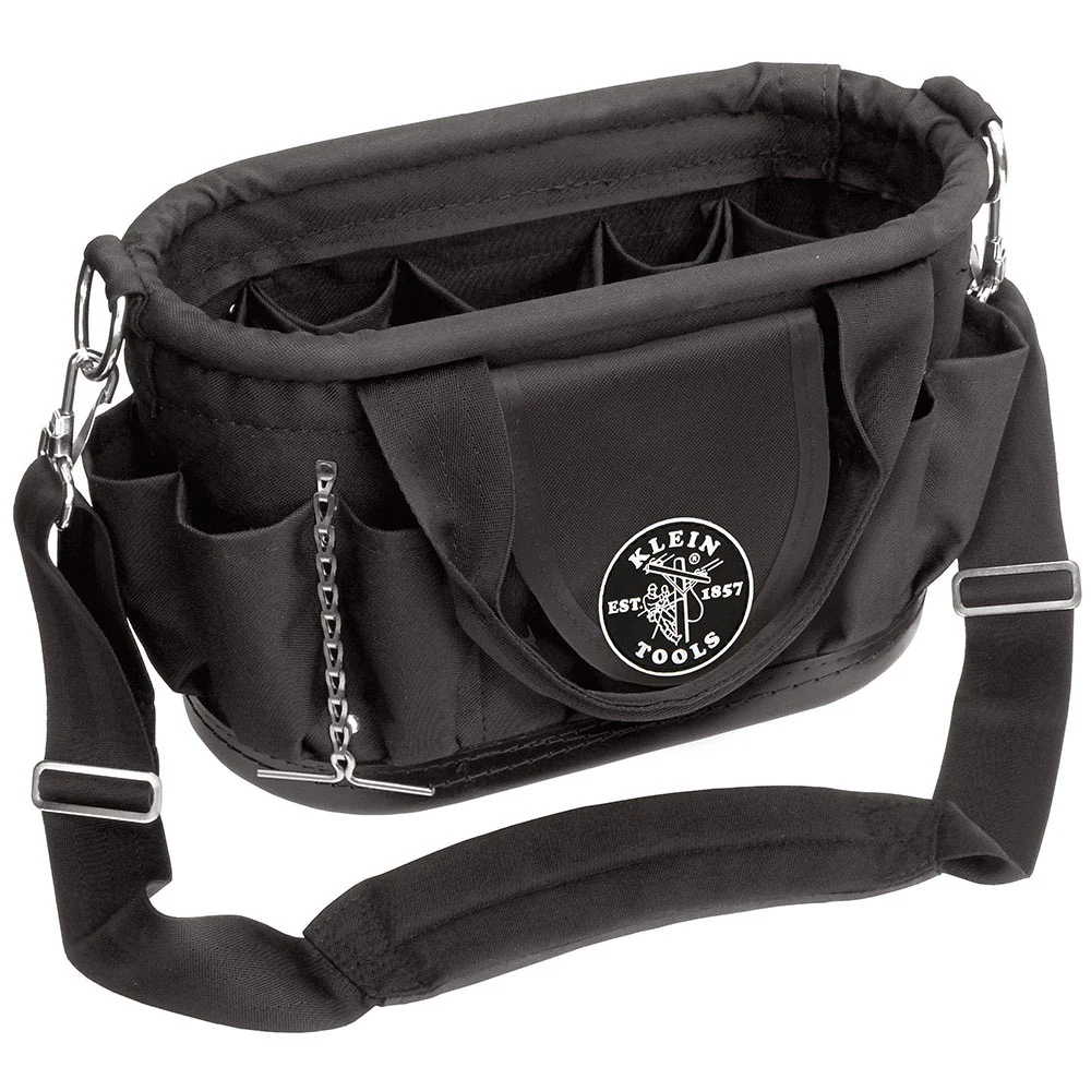 Klein 58890 17 Pocket Tool Tote with Shoulder Strap - Moutools