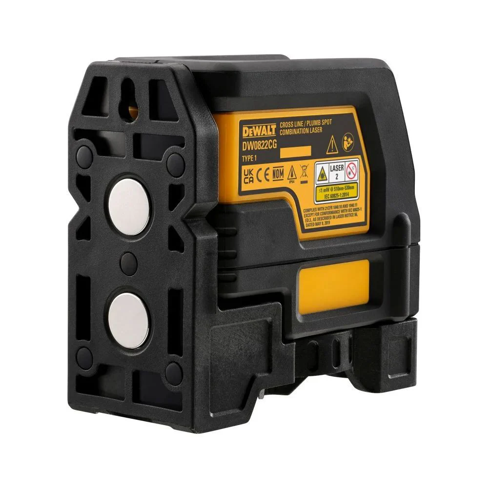 DeWalt DW0822CG Cross Line And Plumb Spots Laser - Green - Moutools