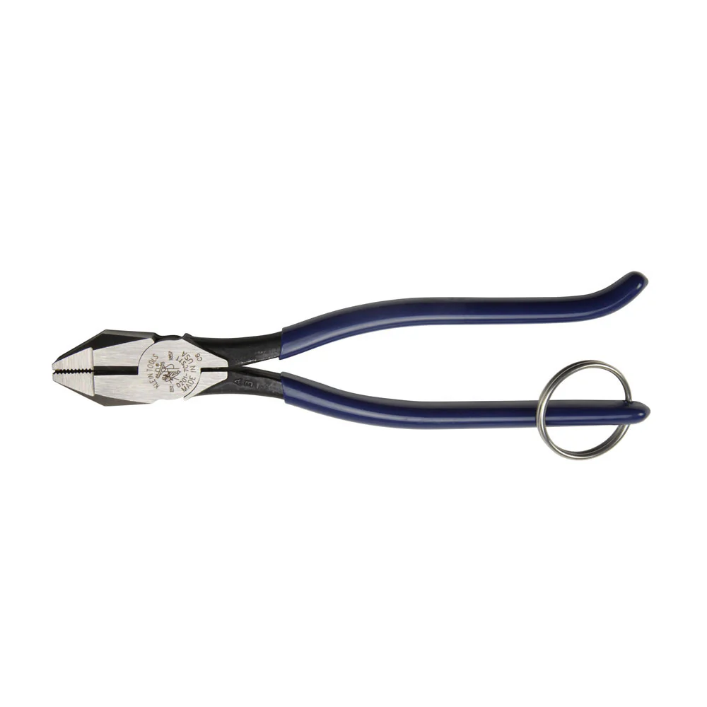 Klein Tools D201-7CSTT Ironworker Pliers with Tether Ring - Moutools