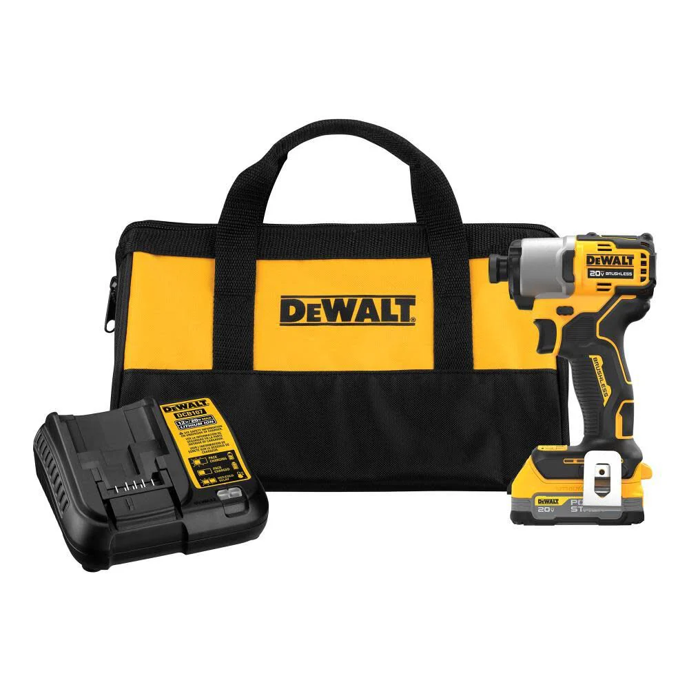 DeWalt DCF840E1 20V Impact Driver with PowerStack Battery - Moutools
