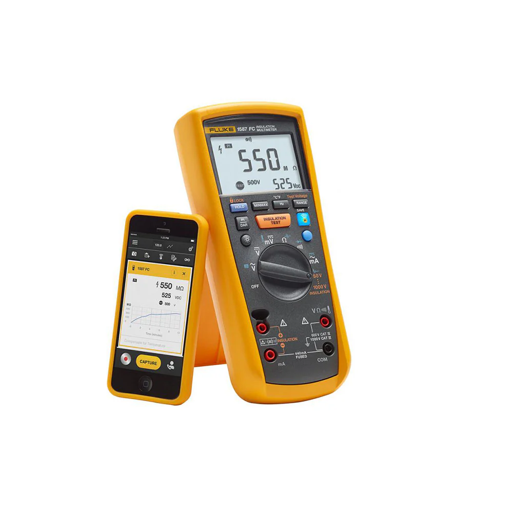 Fluke 4691215 1587 FC Wireless Insulation Multimeter - Moutools