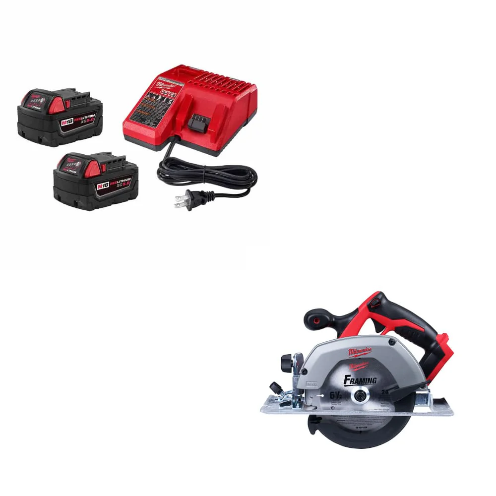 Milwaukee 48-59-1852B M18 18V Starter Kit W/ FREE 2630-20 M18 6-1/2