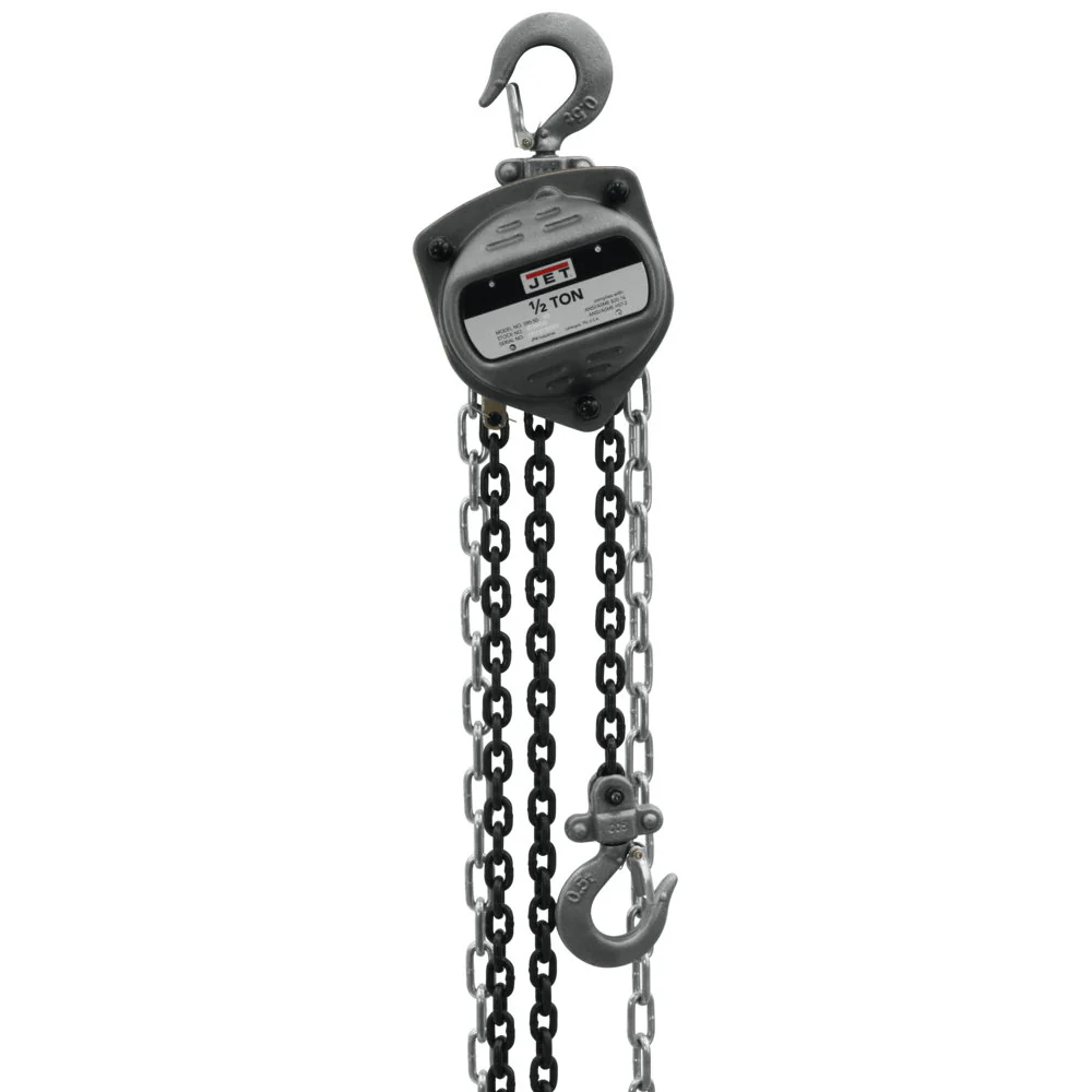 Jet JT9-101902 S90-050-20, 1/2-Ton Hand Chain Hoist With 20' Lift - Moutools