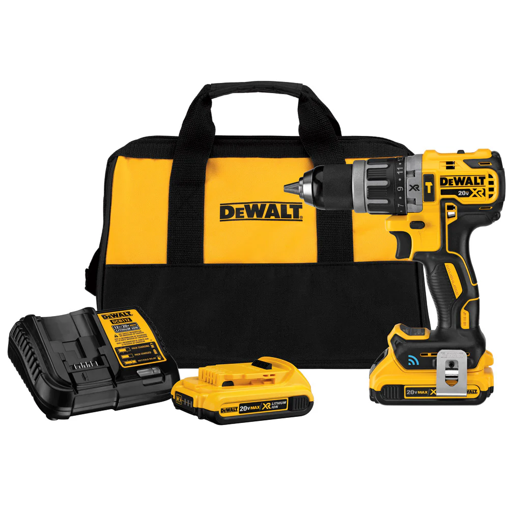 DeWalt DCD797D2 20V MAX XR Tool Connect Compact Hammerdrill Kit - Moutools
