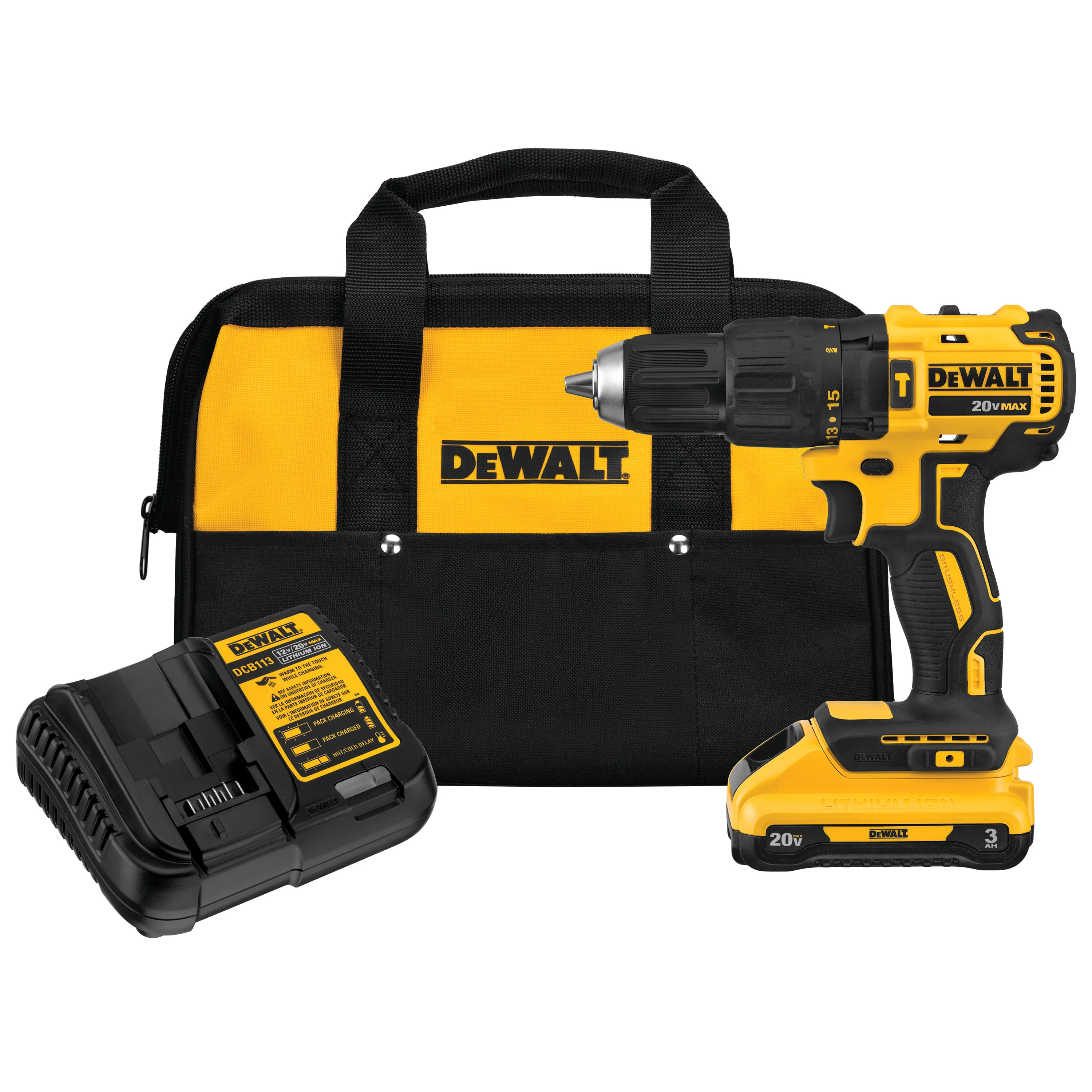 DeWalt DCD778L1 20V MAX Cordless Compact Hammerdrill - Moutools