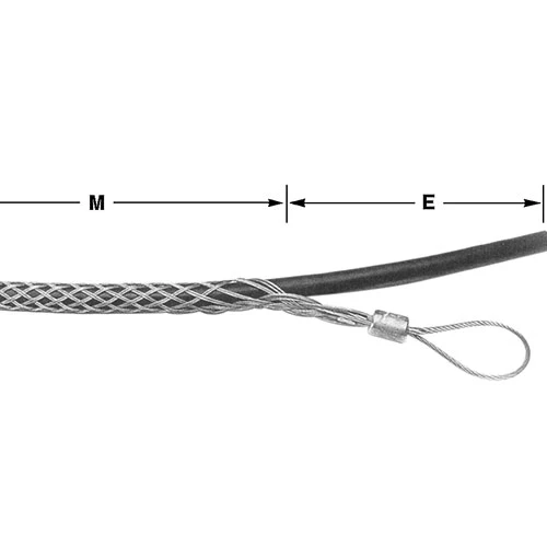 Condux 08642549 Slack Grip - Closed Mesh, 1.50-1.74-17 6600 lbs - Moutools