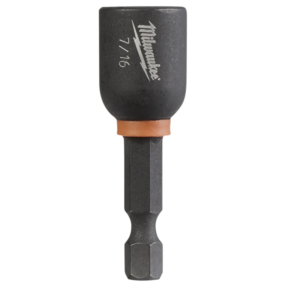 Milwaukee 49-66-0506 SHOCKWAVE™ 1-7/8 in. Magnetic Nut Driver 7/16 in. (10 Pk) - Moutools