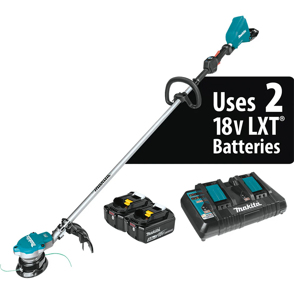 Makita XRU15PT 18V X2 LXT Brushless Cordless String Trimmer Kit (5.0Ah) - Moutools