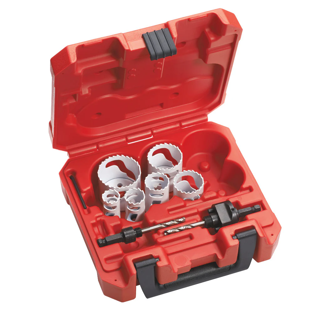 Milwaukee 49-22-4079 Refrigeration Hole Dozer™ Bi-Metal Hole Saw Kit (8-Piece) - Moutools