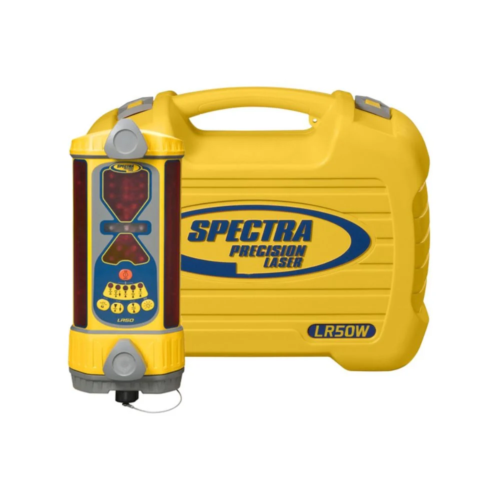Spectra LR50W-2 Wireless Laser Machine Display Receiver with NiMH Rechargeable Batteries - Moutools