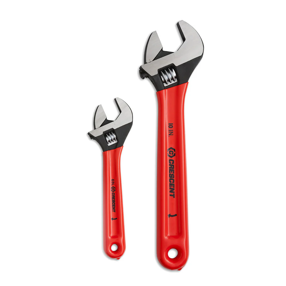 Crescent AT2610CVS 2 Pc. Adjustable Black Oxide Cushion Grip Wrench Set 6