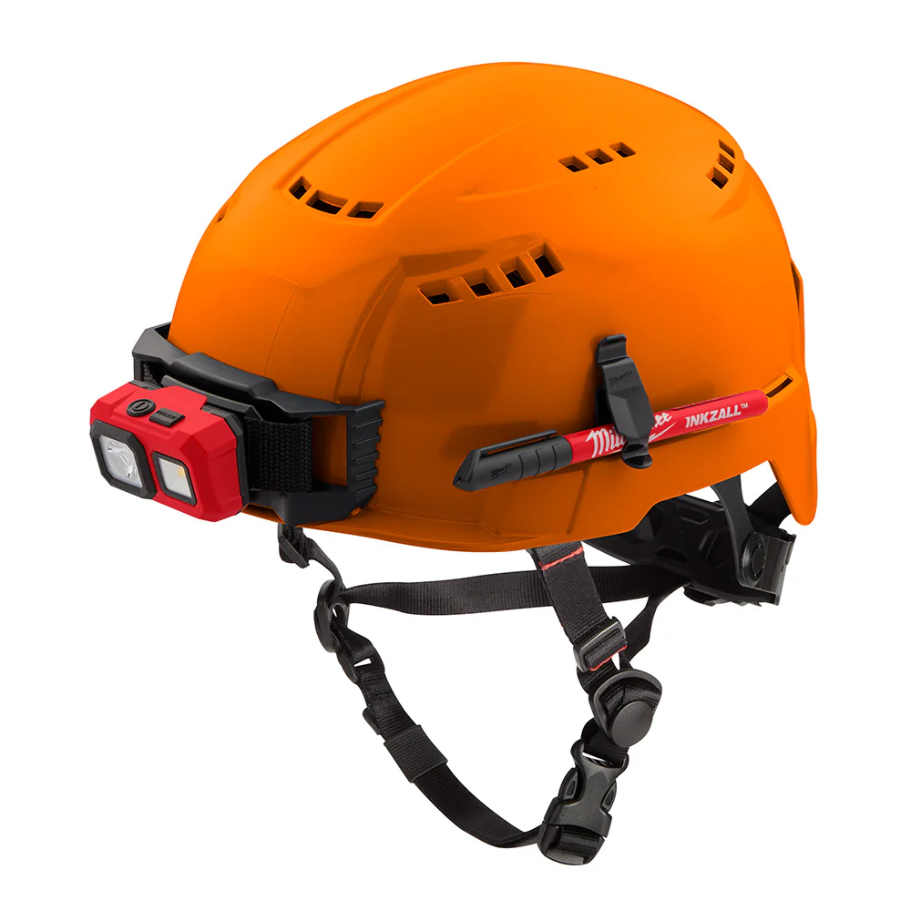 Milwaukee 48-73-1312 BOLT Orange Safety Helmet (USA) - Type 2, Class C, Vented - Moutools
