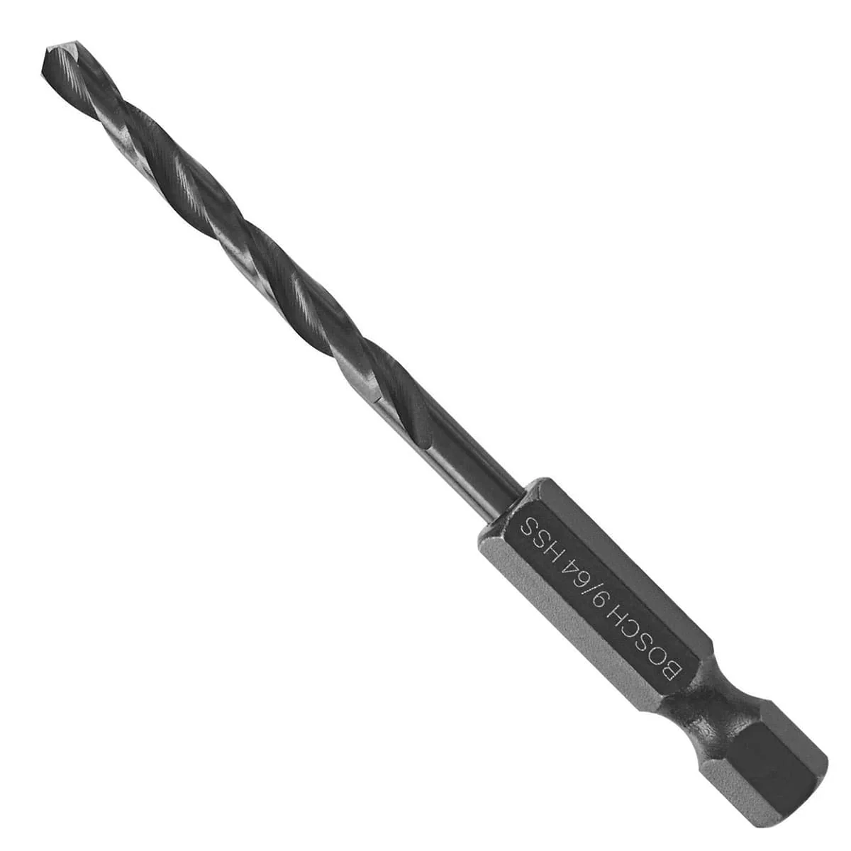 Bosch BL2136IM 9/64 In. Impact Tough Black Oxide Drill Bit - Moutools