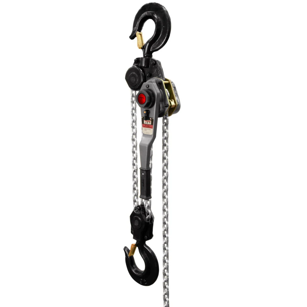 Jet JT9-376702 JLH-900WO-15 9T Lever Hoist 15' Lift, Overload Protection - Moutools