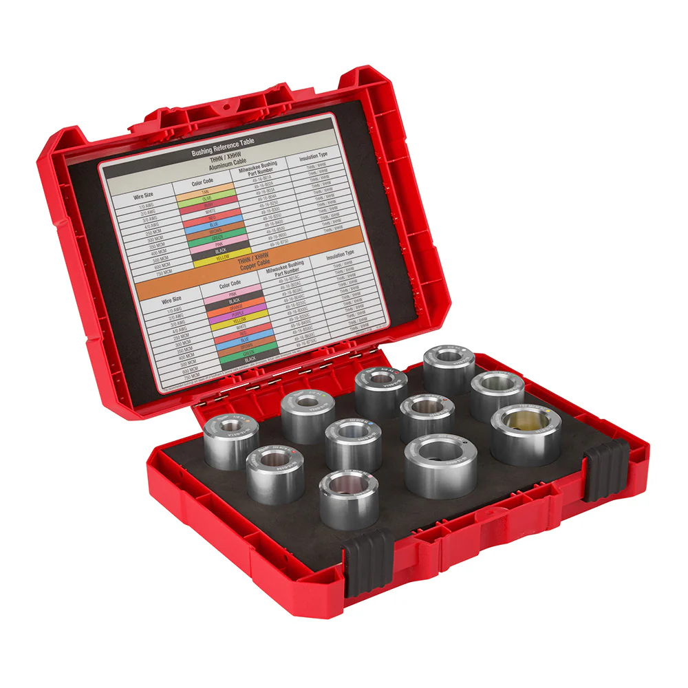 Milwaukee 49-16-BKITA 1/0 AWG - 750 MCM Al THHN / XHHW Bushing Kit - Moutools