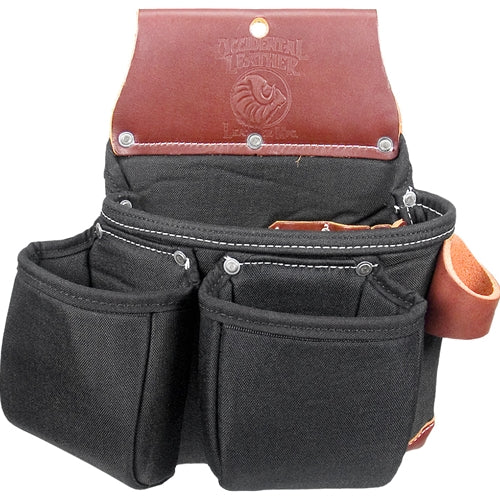 Occidental Leather B8017DBLH Black Left Handed OxyLights 3 Pouch Tool Bag - Moutools